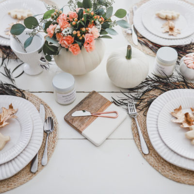 Fall Thanksgiving Table Setting | Simple & Personalized