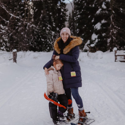 Snow Shoeing With My Little Ones