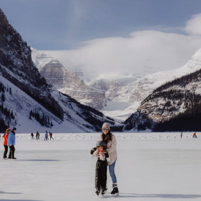 Ice Skating on Frozen Lake Louise | Winter Guide What you need to know