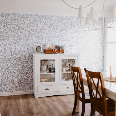 Rocky Mountain Decals | Installing Removable Wallpaper Feature Wall | Before & After