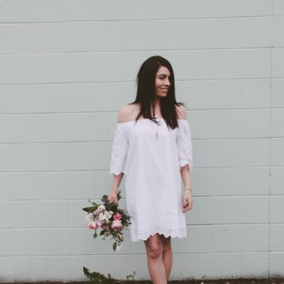 LOVELY LITTLE WHITE DRESS