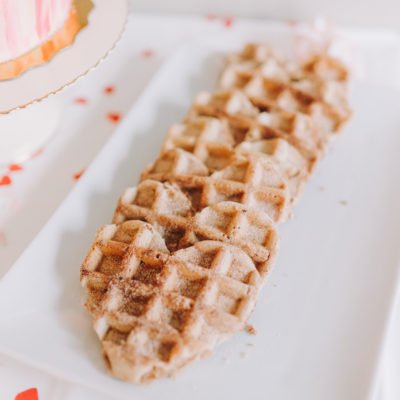 Heart Churro Waffles | Recipe