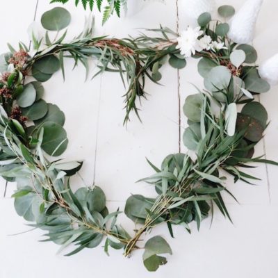 DIY | Floral Heart Wreath