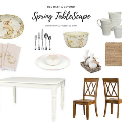 Spring TableScape with Bed Bath & Beyond