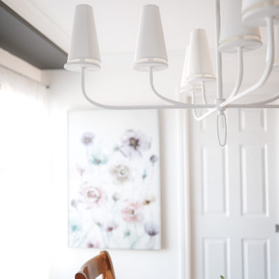 Finding That Perfect Dining Room Light | Before & After