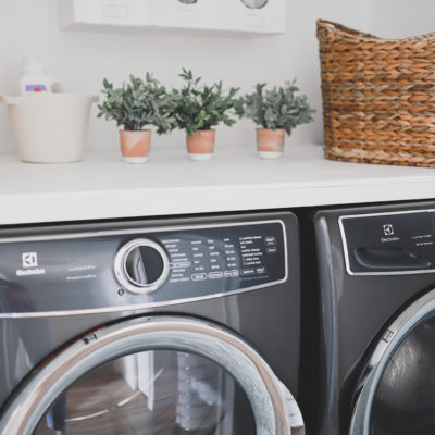 Laundry Room Renovation with GP Furniture and Home Hardware | Before & After